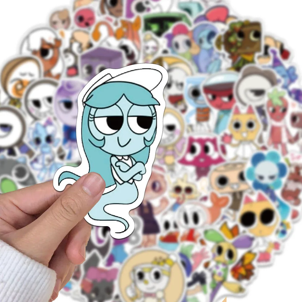 54PCS SDandys World Stickers Graffiti Stickers DIY Diary Phone Case Handmade Scrapbook Aesthetic Stickers image 2