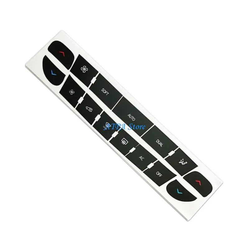 U13C Quick Fix Air Con Control Cover Climate Button Renewal Sticker for Vehicle