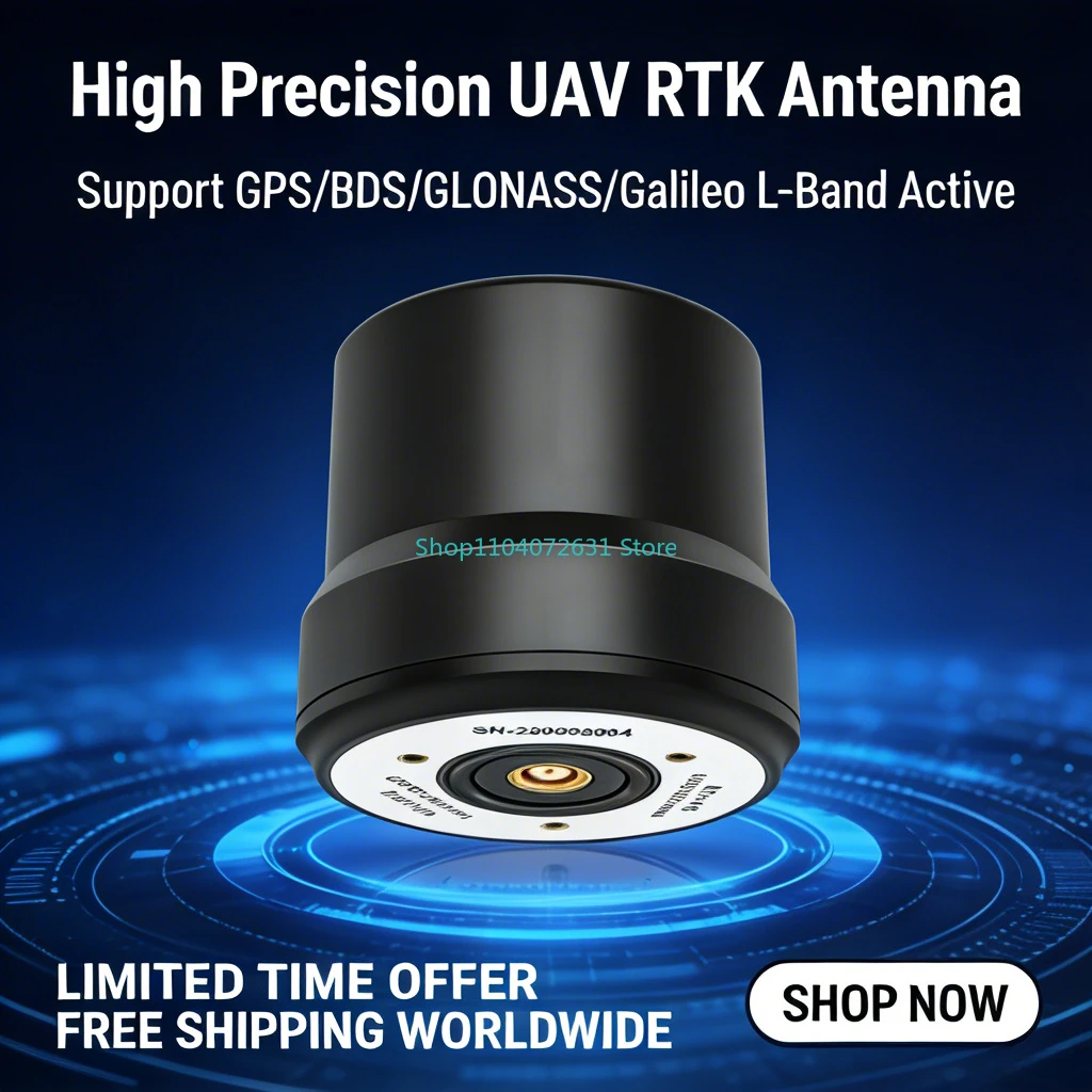 ha-901a高精度gnssアンテナ-gps-bds-glonass-galileo-lバンド-uav-rtk用