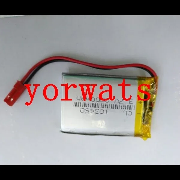 

New Hot A Rechargeable Li-ion Cell 3.7V polymer lithium battery 103450 JST plug