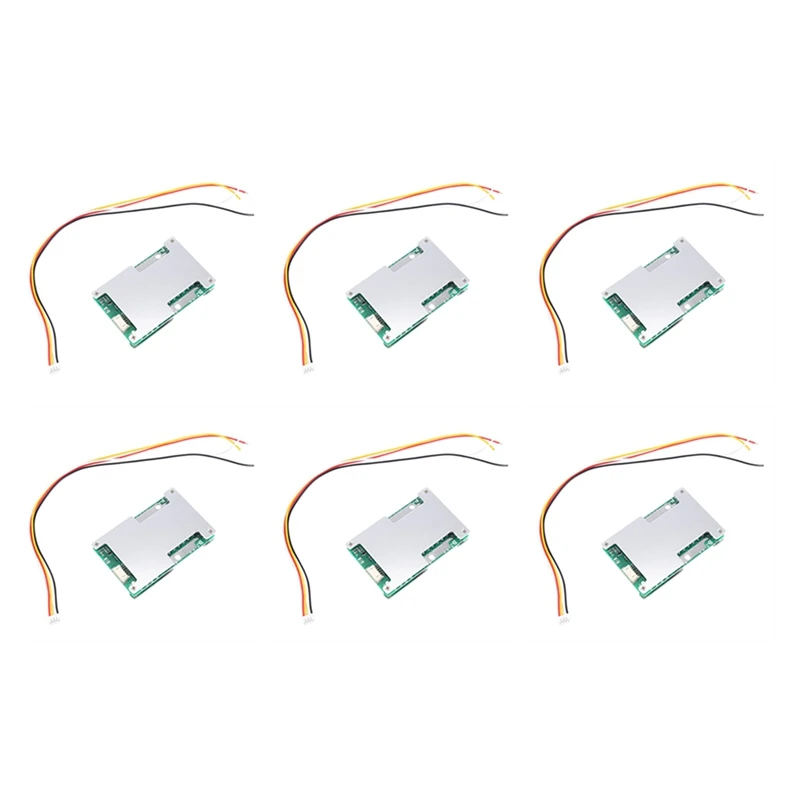 6X 3S 12V 120A BMS Lithium Battery Charger Protection Board With Power Battery Balance/Enhance PCB Protection Board