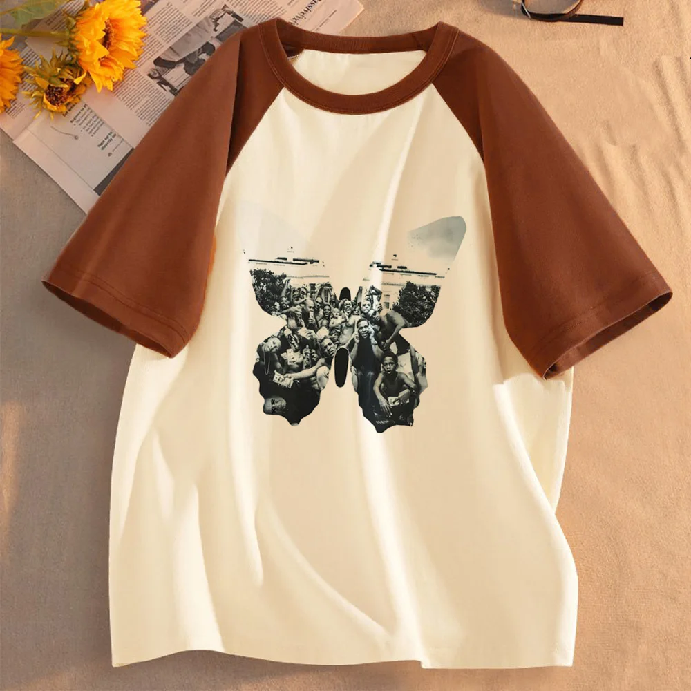 Kendrick Lamar top tees femme dollette Psychedelic goth alternative  graphic top tees aesthetic emo gothic