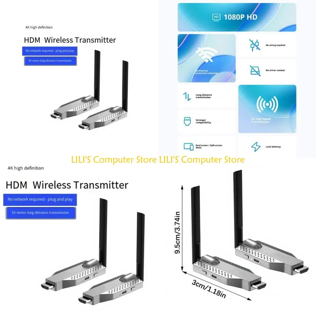 

A52B Blue green 4 Radio Disseminator Set 50M Full 720P 1080p Constructed in Auto Stability