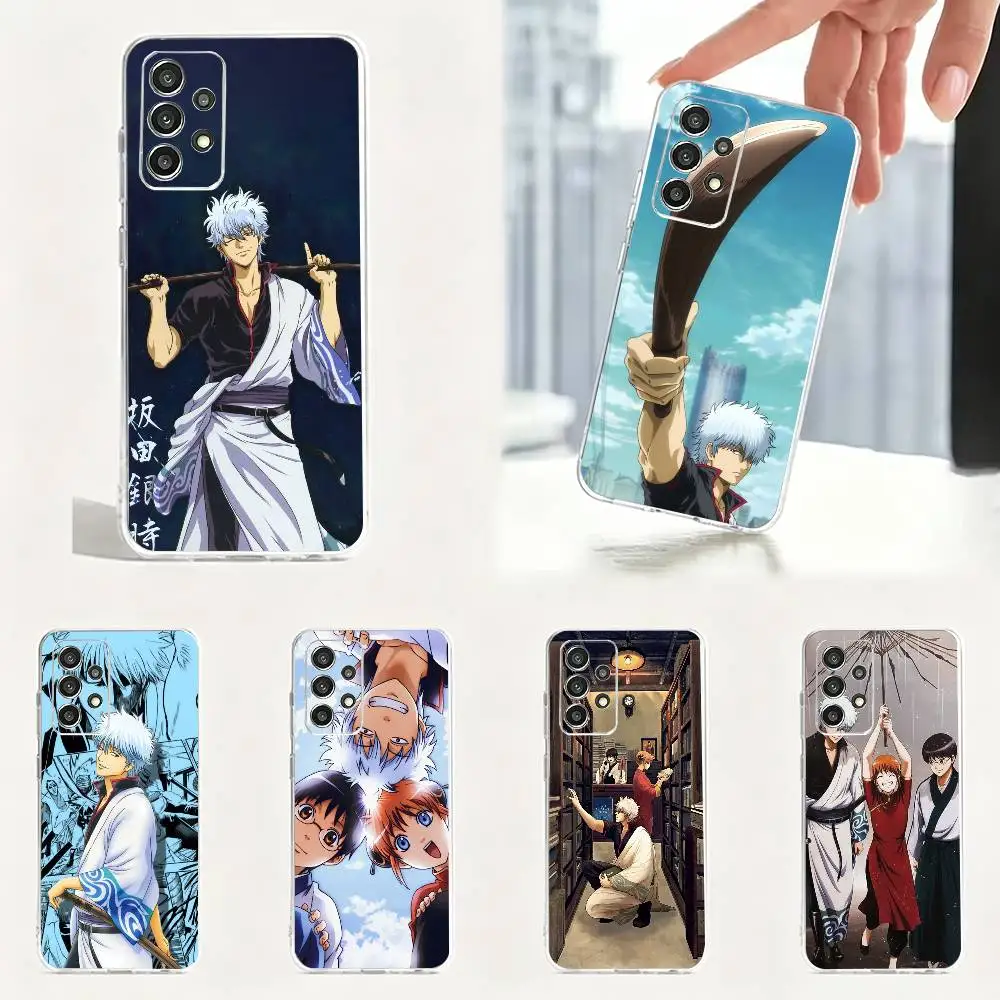Comedy L-Gintama Anime  Phone Case Transparent Soft case For Samsung S25,S24,S21,S22,S23,S30,Ultra,S20,Plus