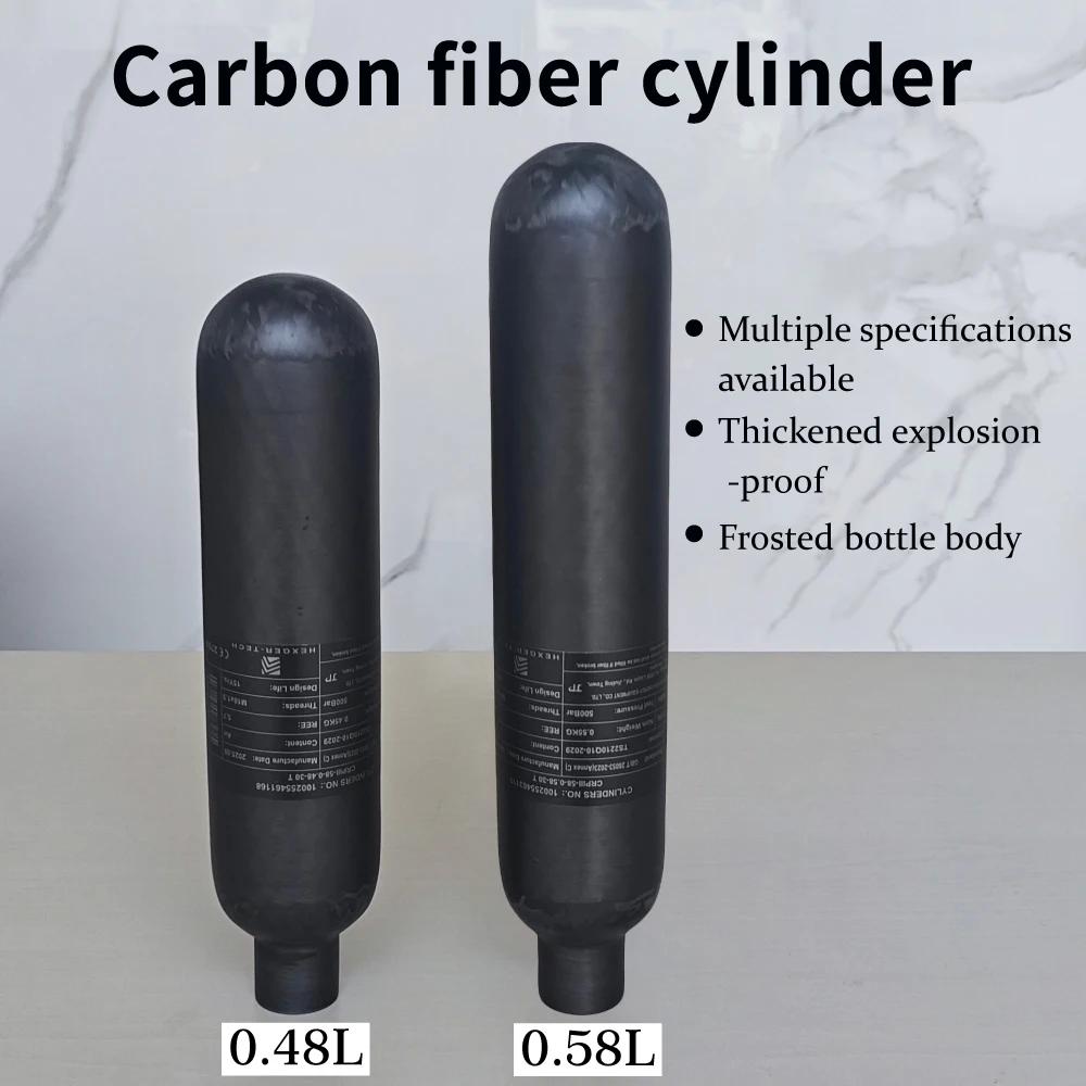 0.58L/580cc HPA carbon fiber high-pressure tank, for FX diving hunting, M18, 1.5, 4500Psi, 300 bar