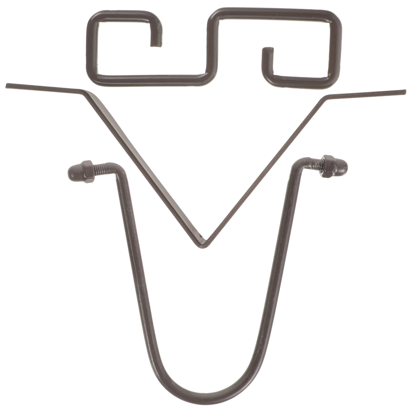 Rain Chain Hook Decorative Drainer Replacement for Chains Parts Fitting Gutter Adapter Iron Cup Black Hooks