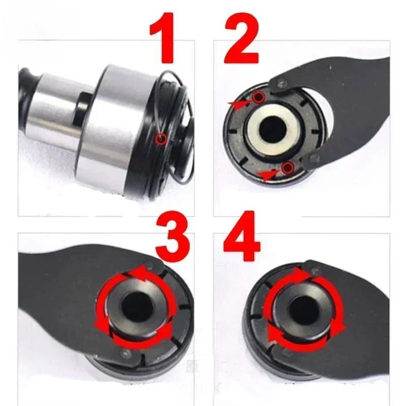 GT12 19mm ISO/DIN/JIS M3-M12 Set Tapping Collets Chucks Pneumatic Tapping Machine Chucks with Overload Protection