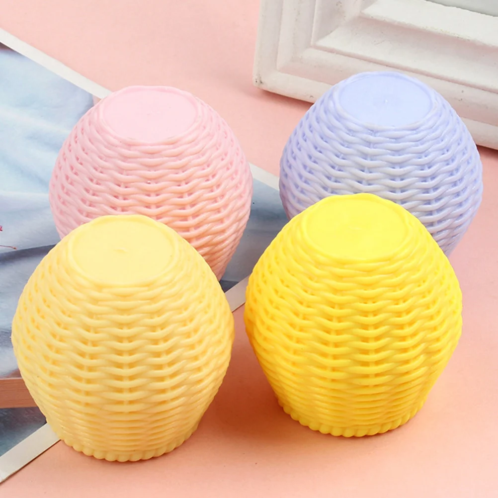 3 Pcs Toys Party Favor Animal Compact Squeeze Desk Portable Adorable Plastic Cartoon Pressure Slow Rising Novelty