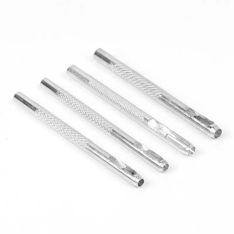

Набор из 4 пробойников для кожи (2,5-4 мм) для вырезания отверстий, инструмент для рукоделия и одежды
