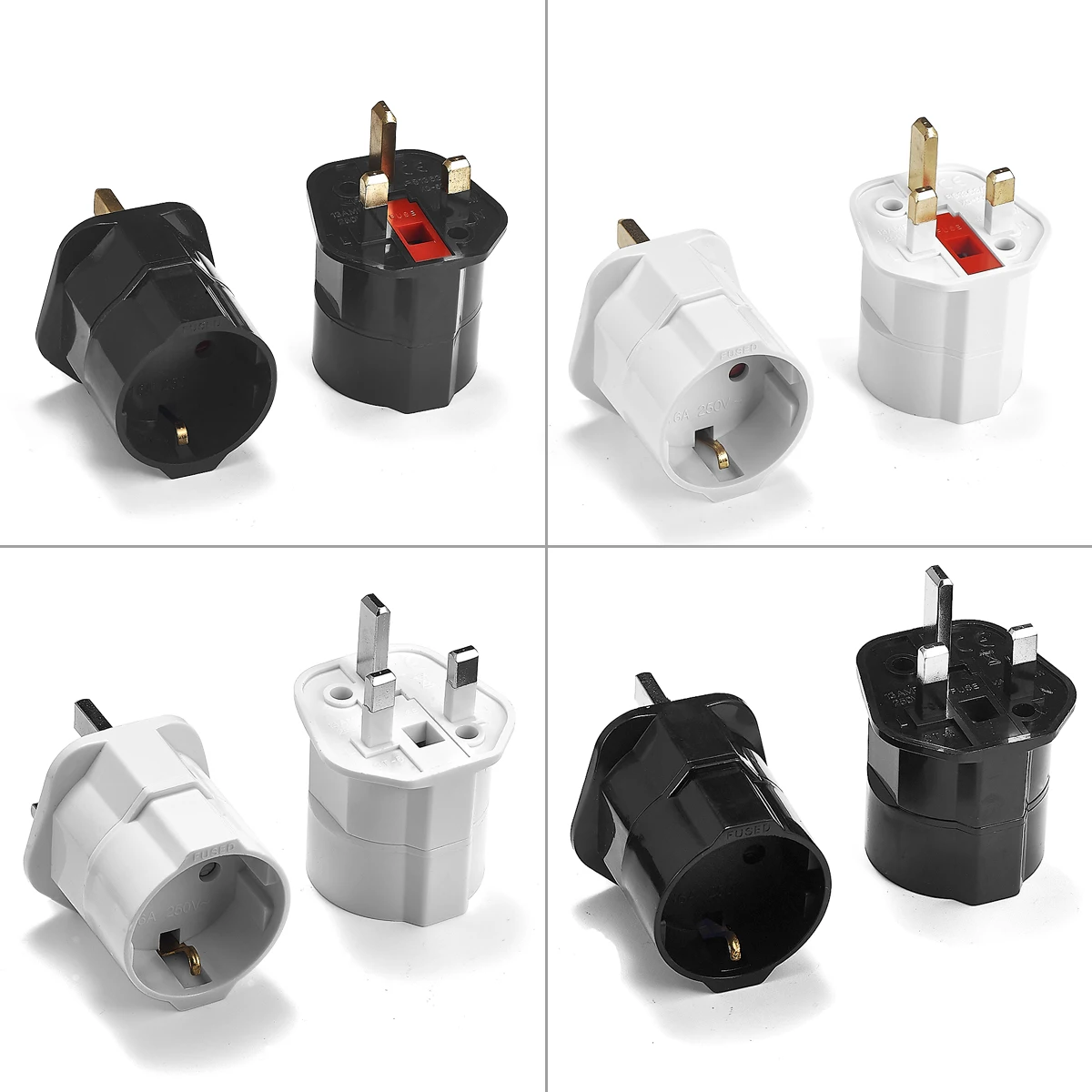 אוניברסלי נחושת בריטניה תקע מתאם אירופאי כדי בריטי סינגפור מלזיה נסיעות מתאם האיחוד האירופי לבריטניה כוח מתאם סוג G התמזגו תקע