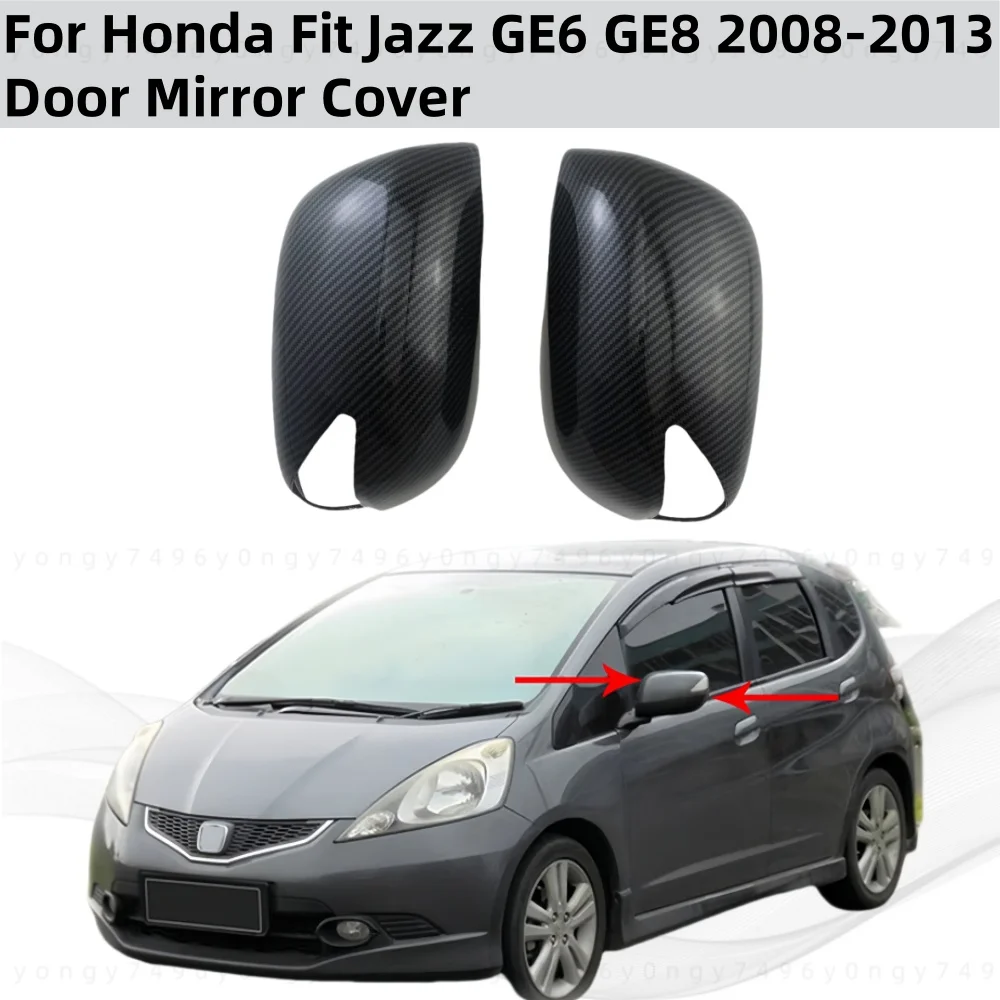 

Novel style Car Modification Accessories Chrome Plated Door Mirror Cover Trim For Honda Fit Jazz GE6 GE8 2008 2009 2011 2013