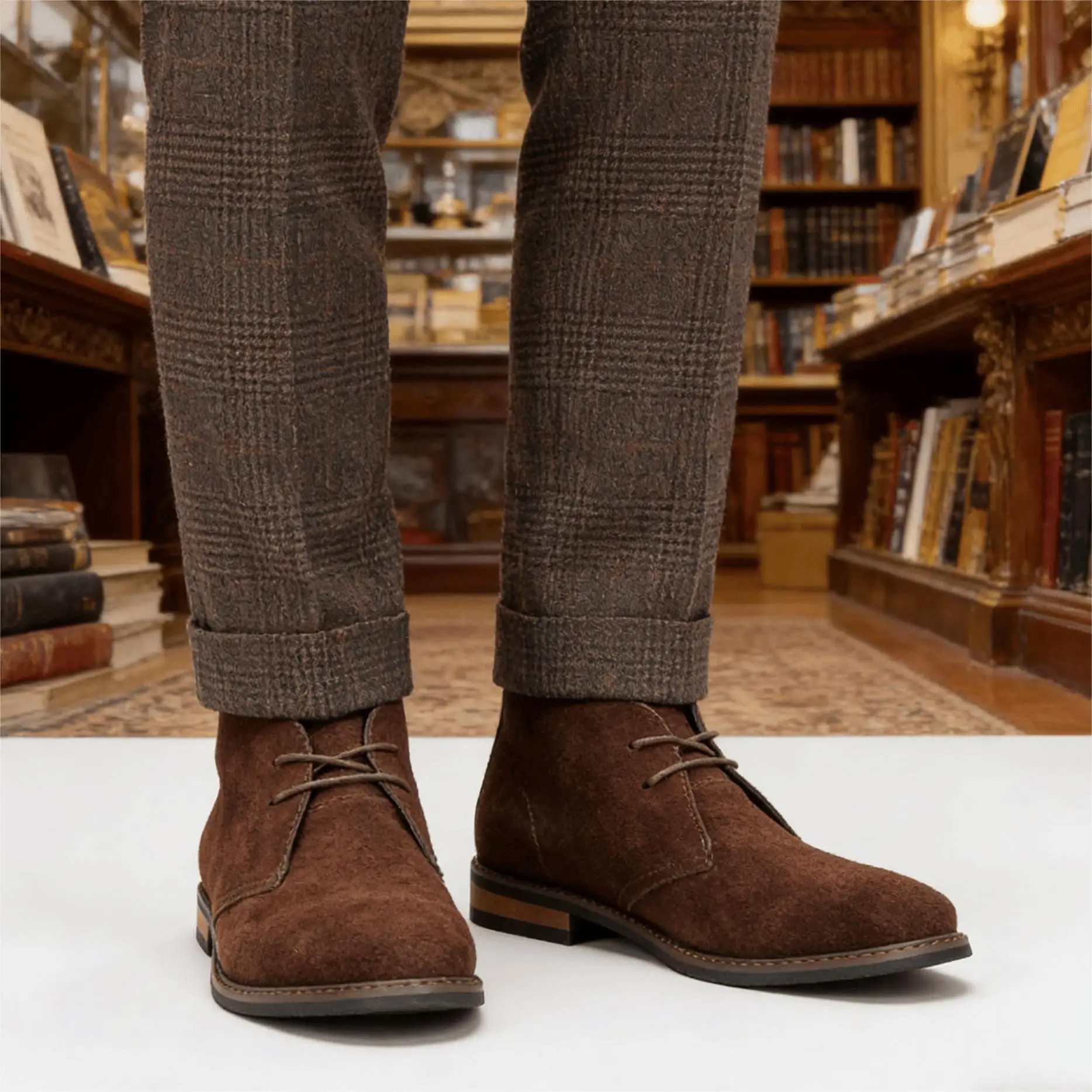 

Men Boots Comfortable Retro Fashion 2026 Brand Ankle Boots