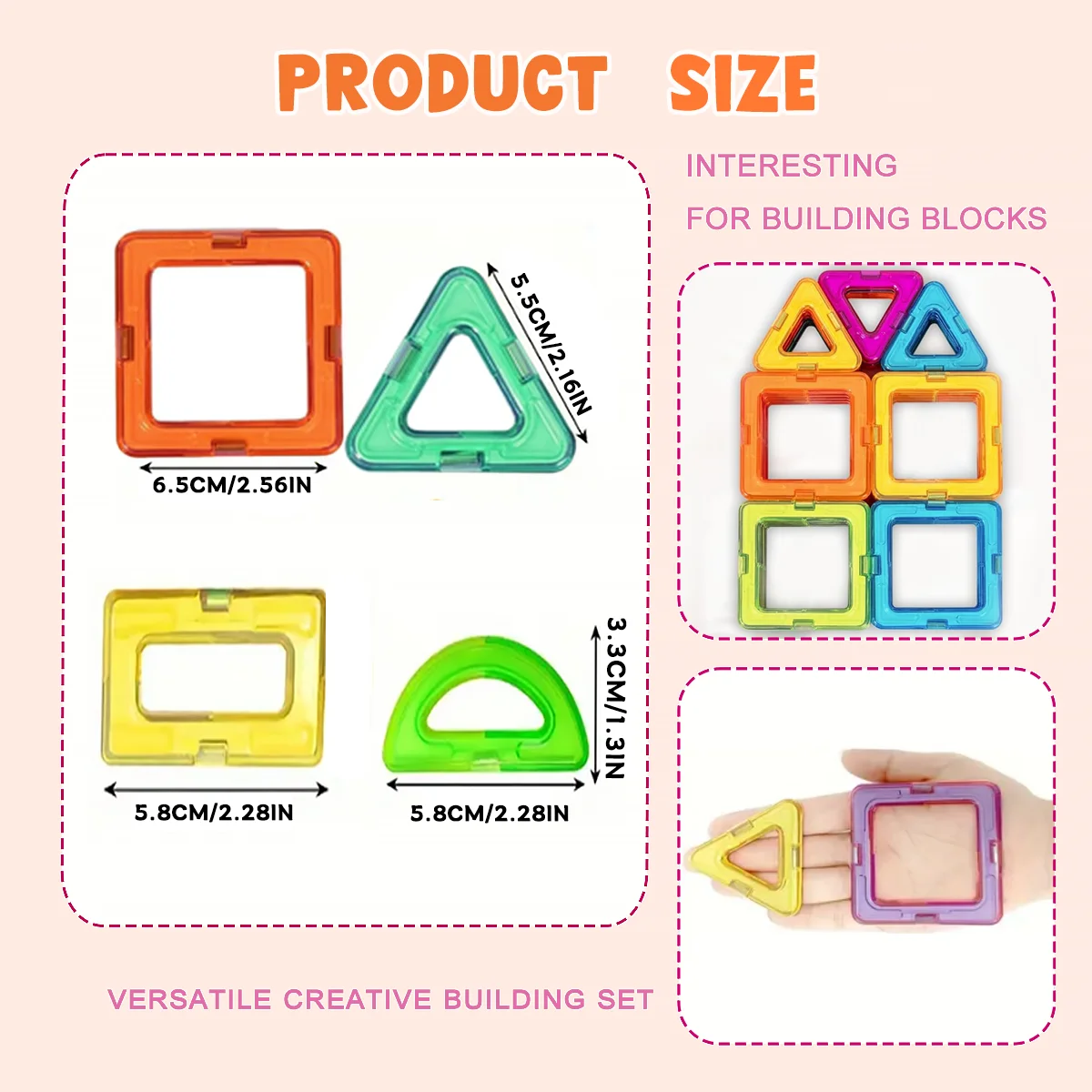مكعبات بناء مغناطيسية للأطفال، ألعاب تركيب، قوالب مغناطيسية، هدايا أعياد ميلاد وعطلات للأطفال