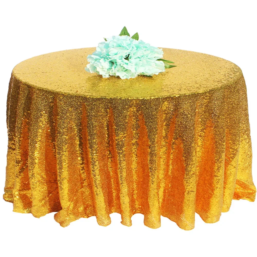 Sequins Nordic Tablecloth Round Tablecloth Dining Table Cover For Wedding Decoration Christmas Banquet Party Home Decor Cover