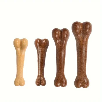 Dog Durable Beef Flavored Chew Toy, Bone Shaped Dog Interactive Play Toy, Teeth Clean Training Toy Pet Supplies 4