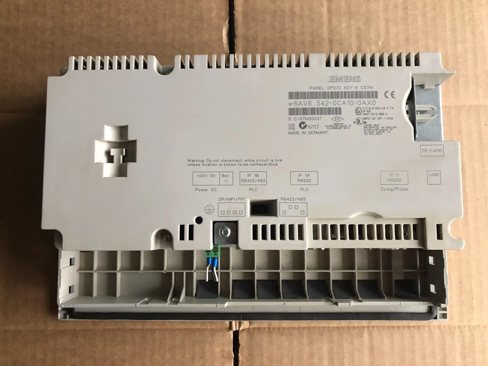 Panel HMI 6AV6542-0CA10-0AX0 untuk Siemens 6AV6 542-0CA10-0AX0