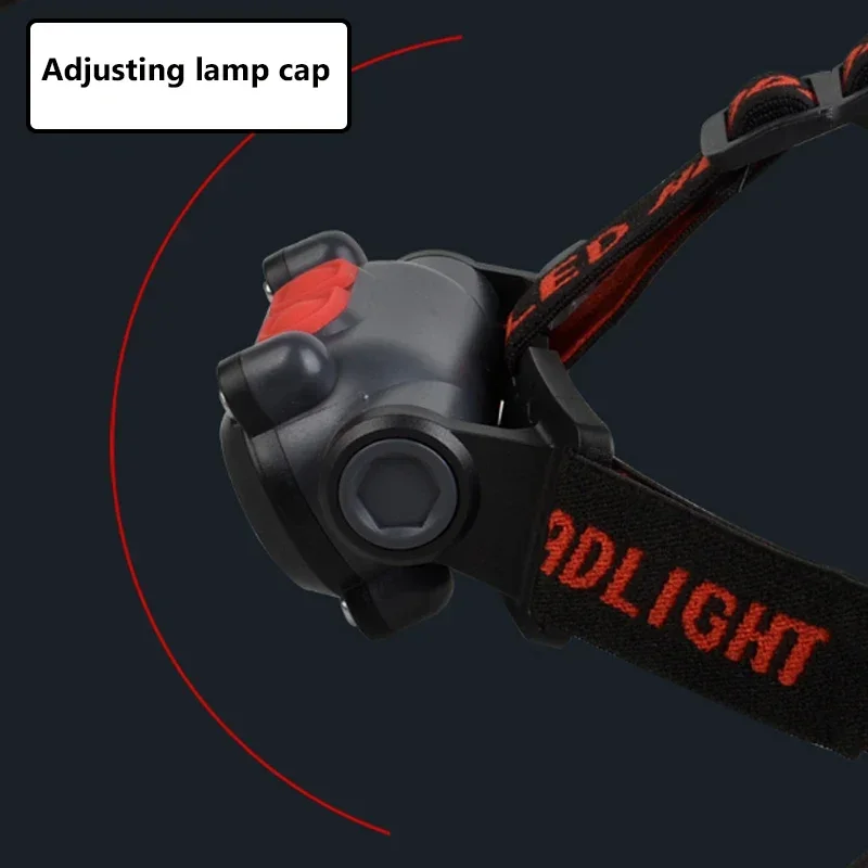 Portable Mini XPE+COB LED Headlamp Work Light Waterproof Headlight Use 18650 Battery for Night Lighting Flashlight head lamp