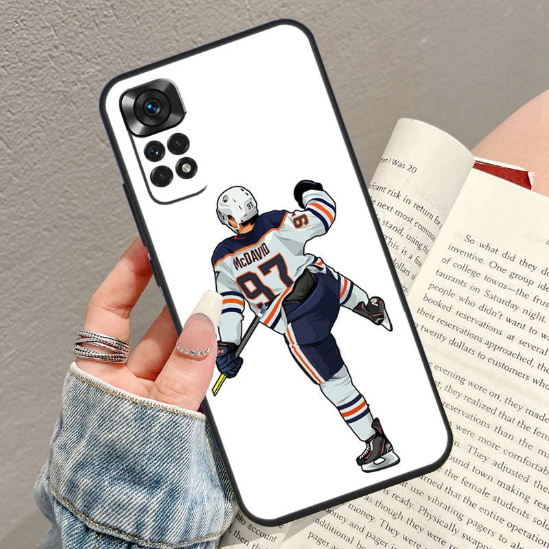 الهوكي 97 لينة قضية الهاتف ل Xiaomi Redmi ملاحظة 14 13 برو 9 10 11 12 10S 11S 12S 14C 13C 10C 12C غطاء