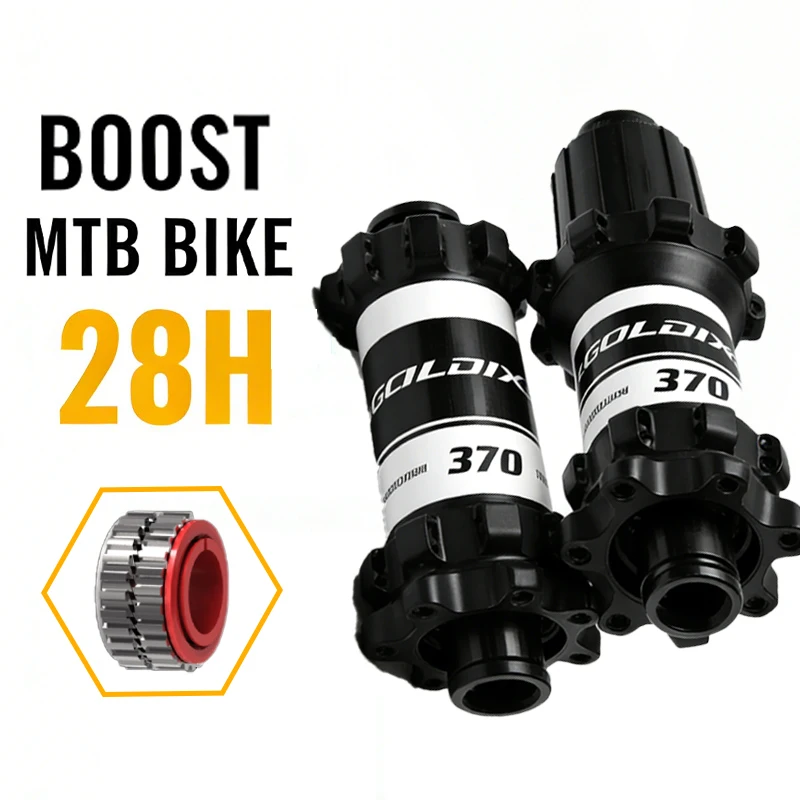 

Goldix Boost 28 Holes Mtb Cube 15x110 Front 12x142 135x10 Rear Hub 36T Ratchet Straight pull Sealed Bearing 12V Micro Spline