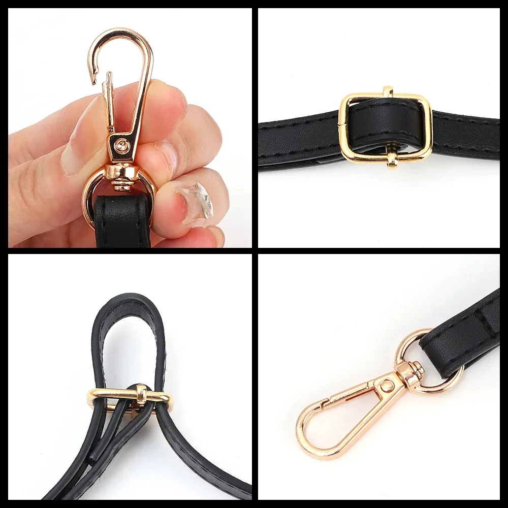 125CM Replacement Long Bag Strap PU Leather Shoulder Bag Strap Accessories for Handbag DIY Crossbody Adjustable Shoulder Belts