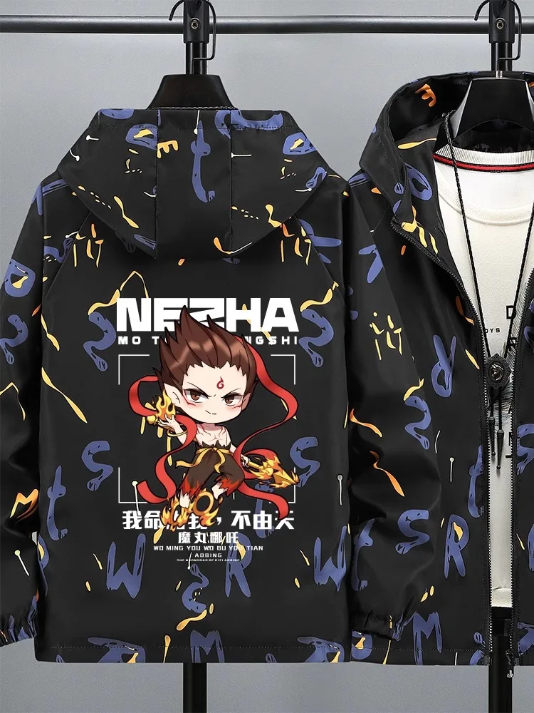 

Весенне-осенняя новая модная ветровка-накидка для подростков и детей среднего и старшего школьного возраста, большие размеры