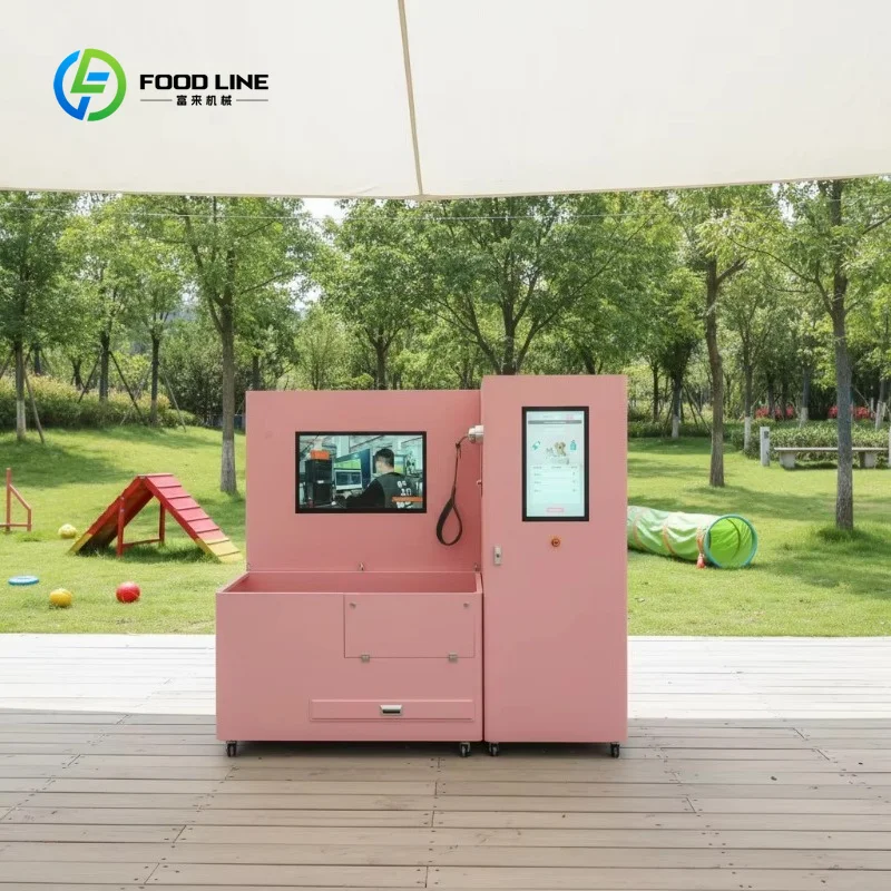 Customized 24/7 Self-Service Semi-Automatic Pet Wash Machine Payment Support | CE Certified Stainless Steel Dog Bath Station