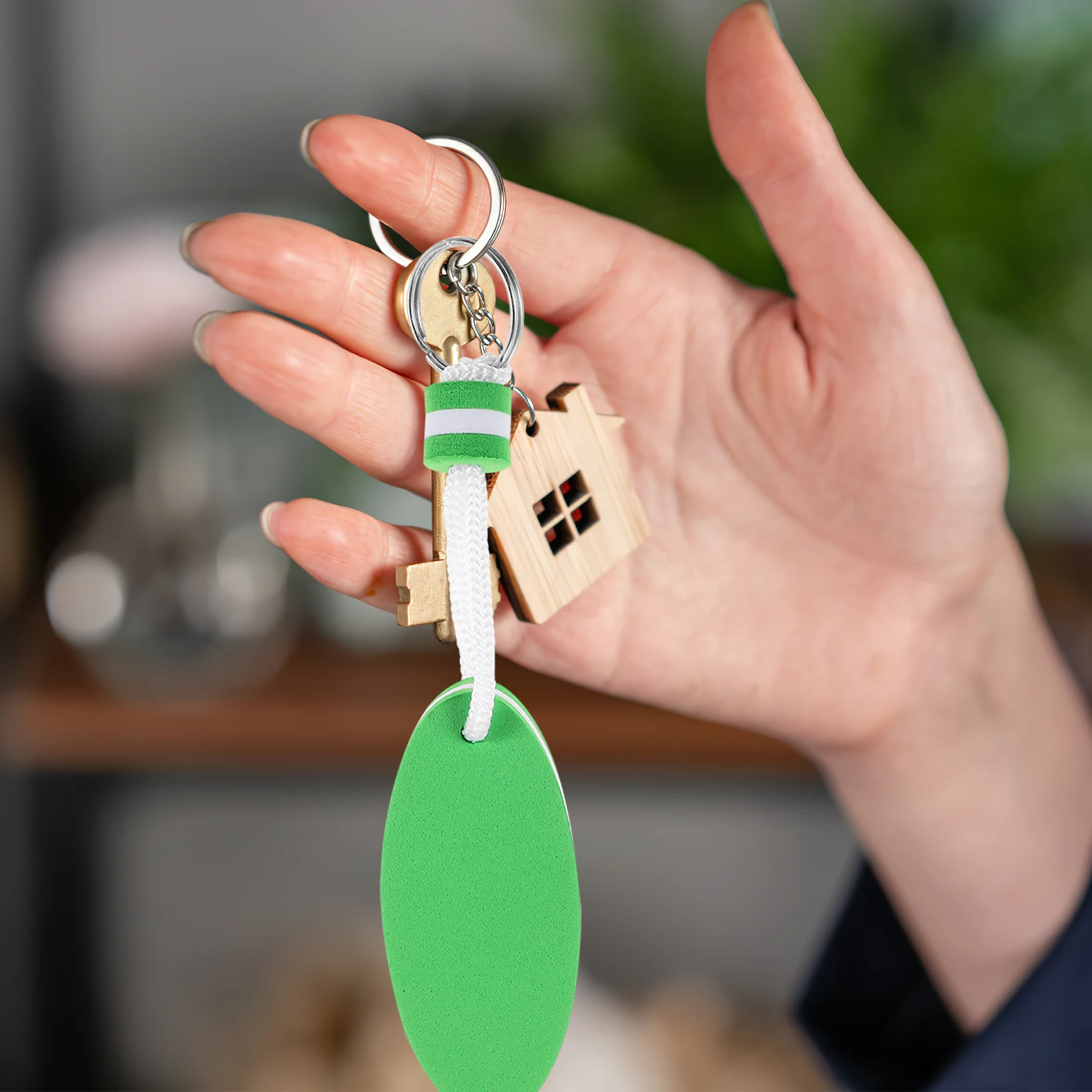 

6Pcs Bright Color Floating Keychains Small Compact Size Practical Gift for Outdoor Activities Surfboard Keychain