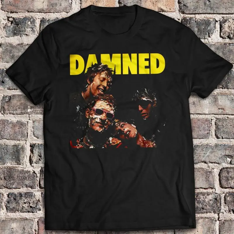 Футболка с рок-музыкой The Damned Band Dave Vanian Vintage Party Live Concert
