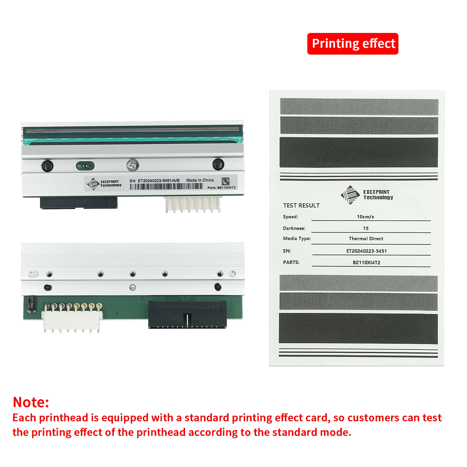 

Thermal Printhead 300dpi for Zebra 110xi4 Barcode Label Printer Print Head P1004232