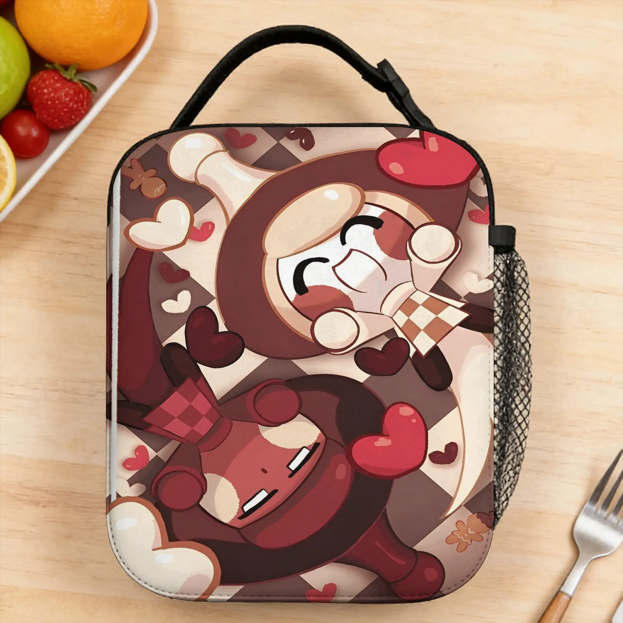 Cookie Run Kingdom Lunch Bag  Funny Lunch Box For Child  Travel Cooler Bag Oxford Tote Food Bags