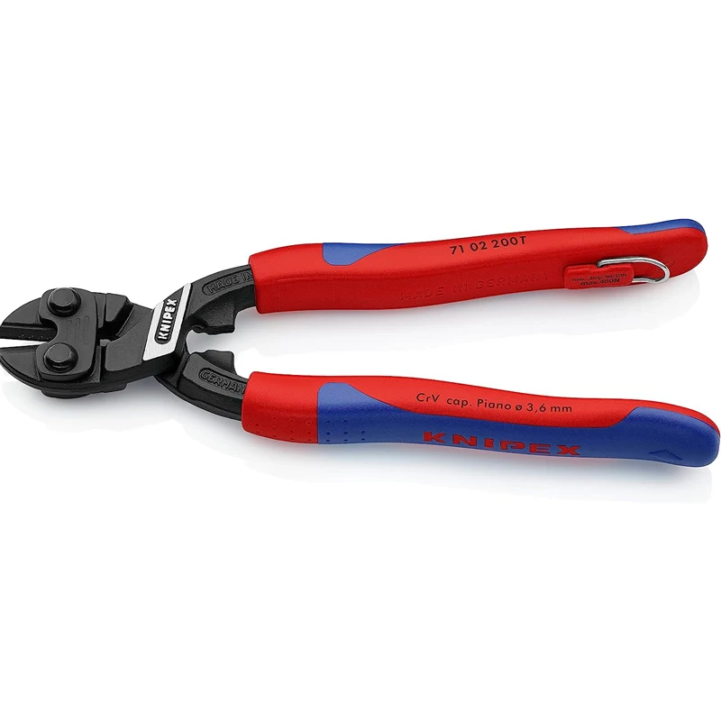 KNIPEX 71 02 200 T Compact Short Wire Pliers Effortless And Comfortable Operation Wide Application Range Convenient And Fast