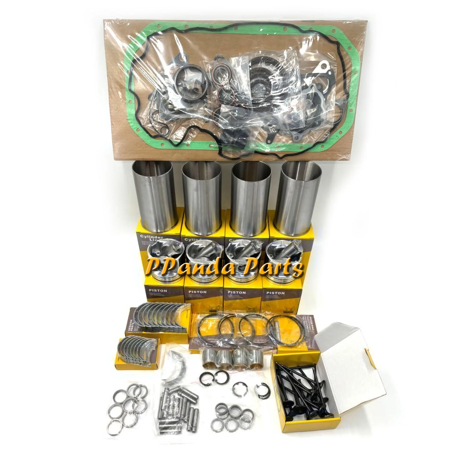 Fit Kubota V2403 IDI Engine Rebuild Kit for Bobcat Excavator Tractor Loader