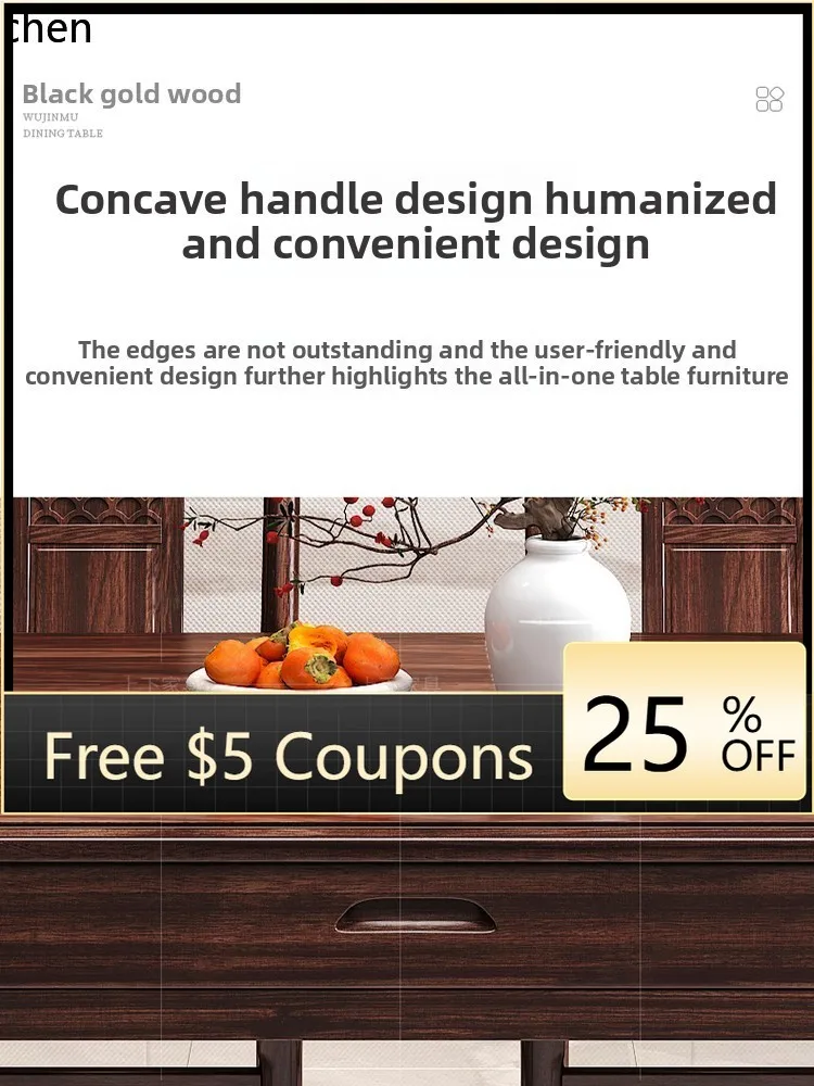 

new Chinese rosewood dining table and chairs modern simple household square and round dual-purpose dining table retractable