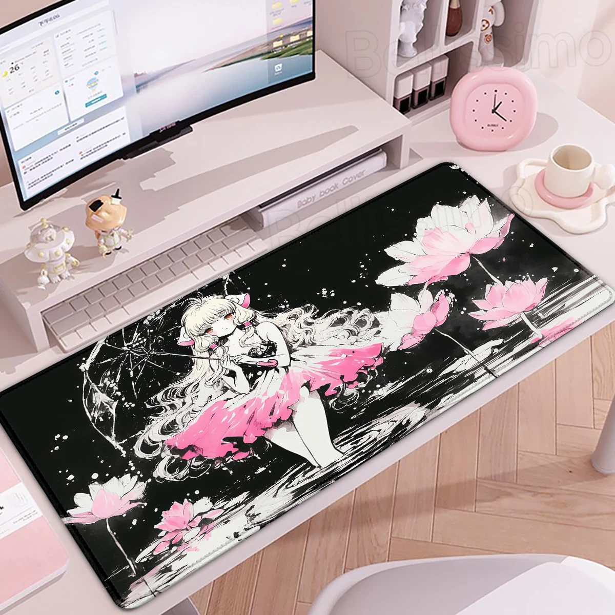 

New HD Printing Gaming Anime Girl Mouse Pad Chobits Chii Cartoon Laptop Mouse Pads Office Gamer Pc Mouse Mat Computer Mice Pads