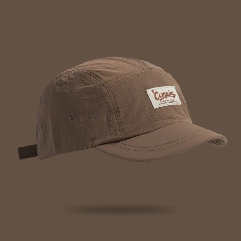 

Casual Short Brim Baseball Cap Quick-Drying Thin Material Peaked Cap Breathable Lightweight Sunshade Hat Women Men