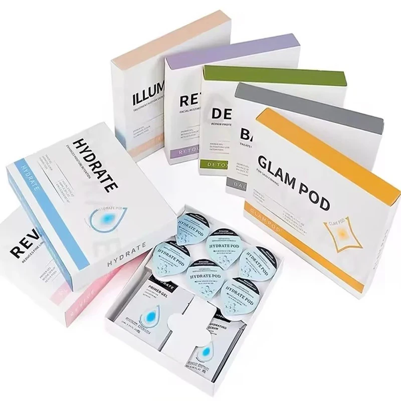 

Glam Pod For Aqua Facial Machine CO2 Pods For Bubble Facial Beauty Machine Revive Pods co2 Capsule Gels Facial SPA Skin Clean