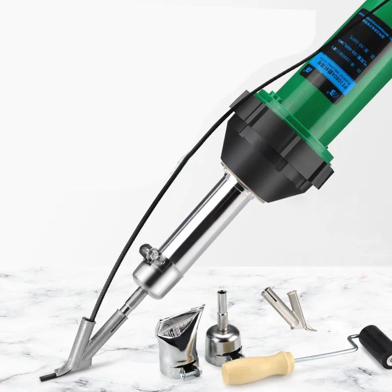 1080W 220V High Power Plastic Hot Air Welding Gun Integrated Hot Melt Welding Gun For Vinyl Banner PVC Coated Textile Welding