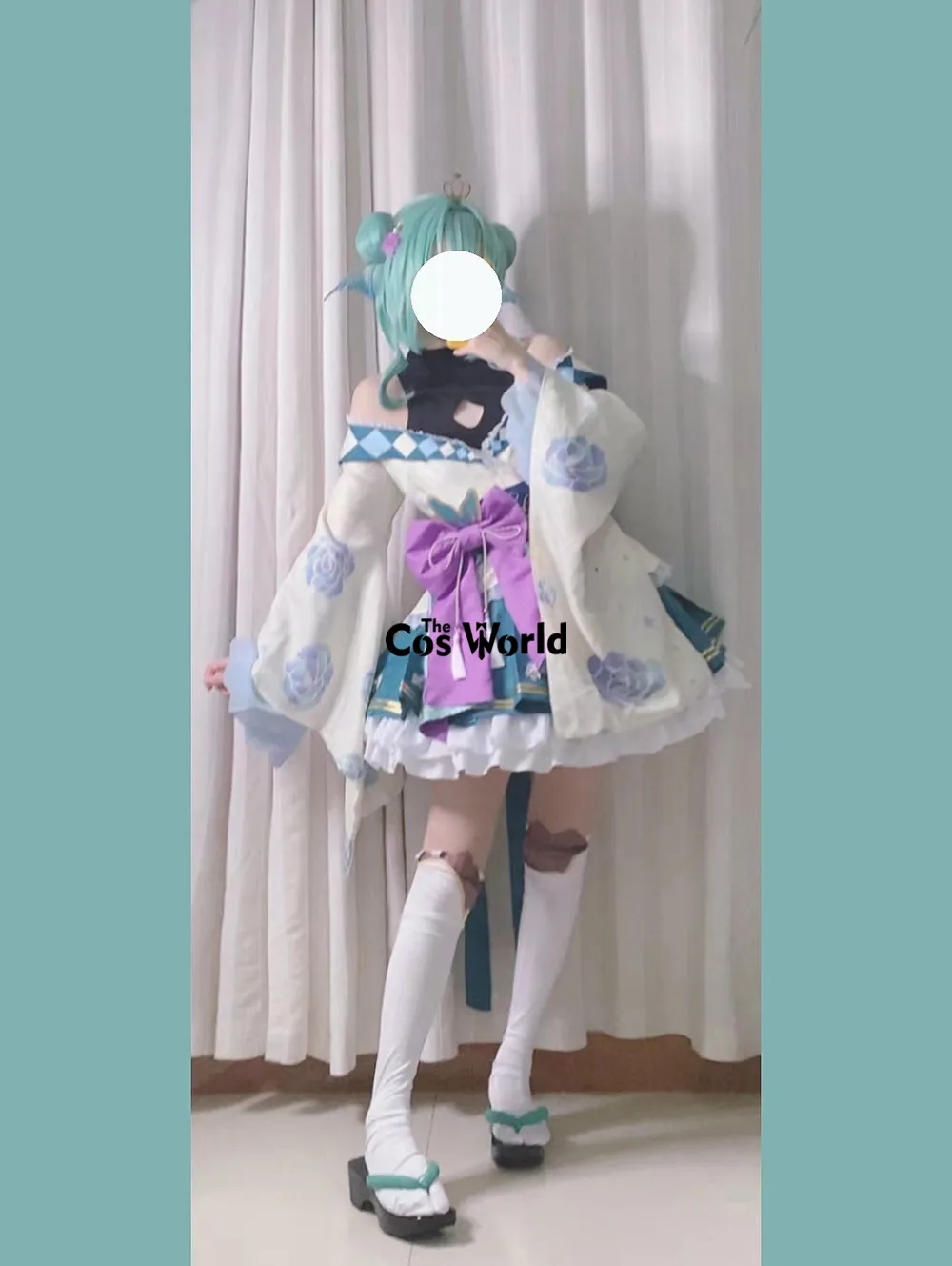 YouTuber Virtual VTuber Lazulight Finana Ryugu Kimono Outfits Anime Cosplay Costumes