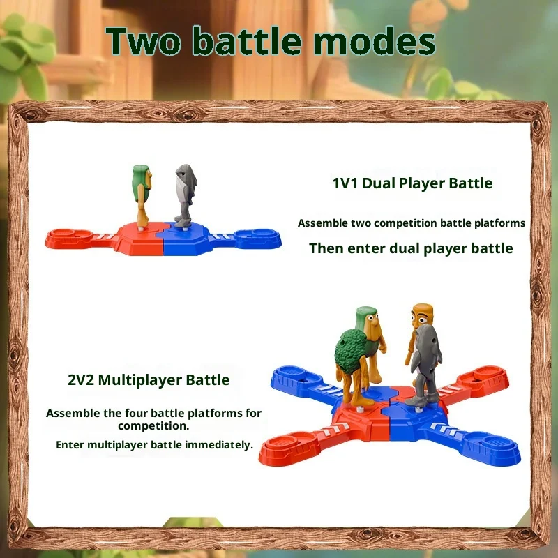 AI The Classic of Mountains and Wooden Stick Multiplayer Battle لعبة تنافسية هدية مسابقة الساحة التفاعلية بين الوالدين والطفل #3