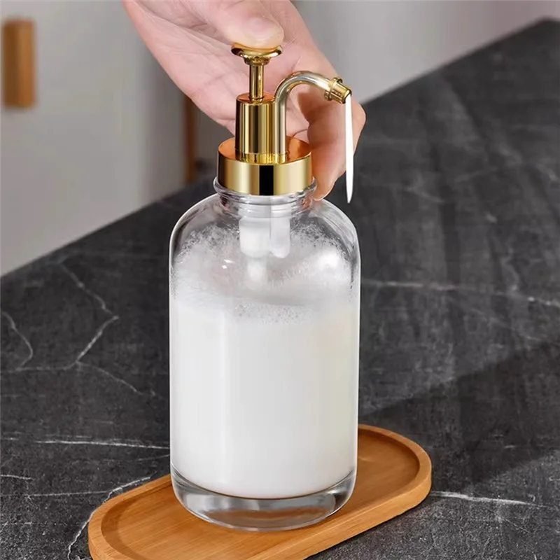 MOPHE-Dispenser per sciroppo di caffè a prova di perdite da 16 Oz/500 ml Accessori per bicchieri con design a imbuto e pompa