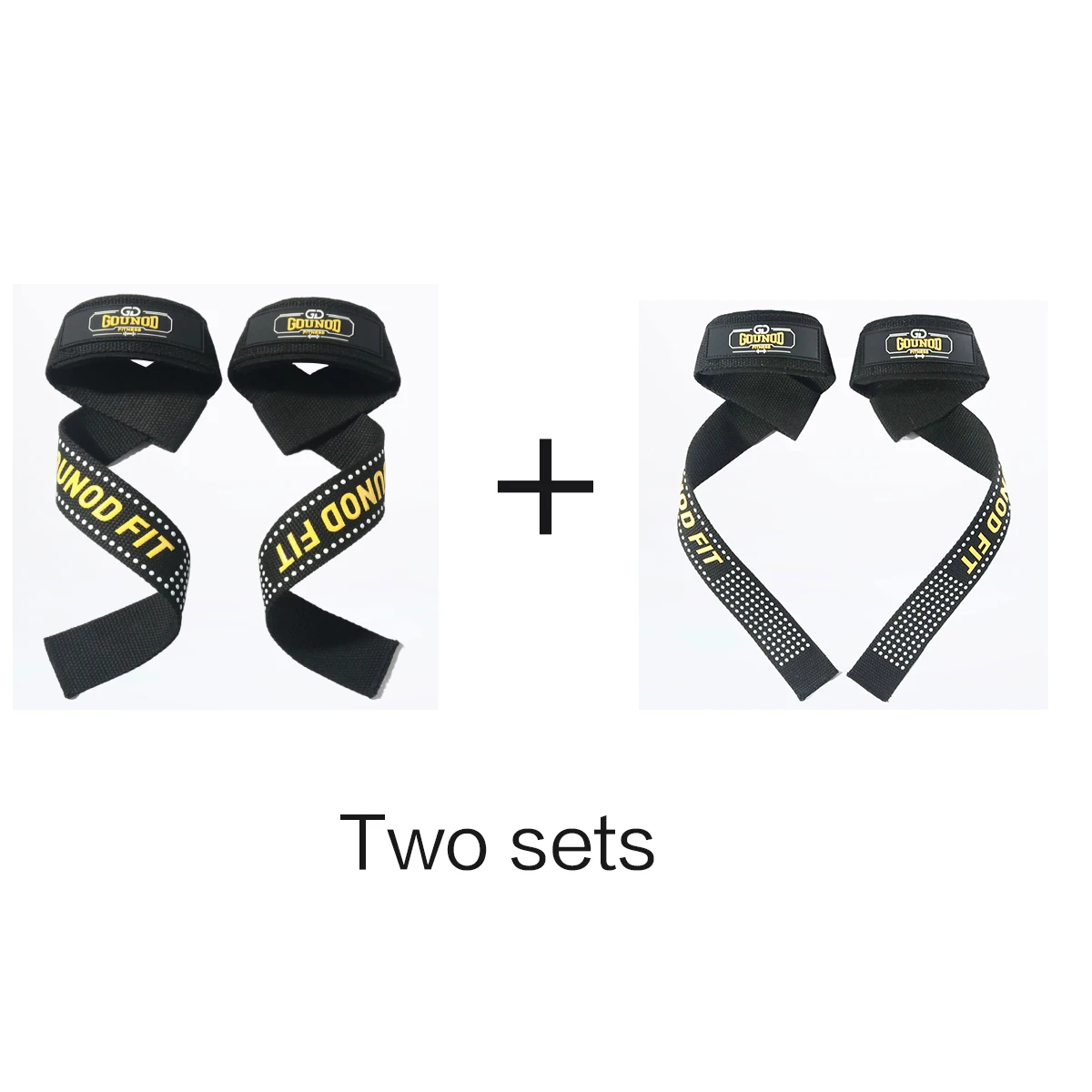 1PC/2PC GOUNOD Sports Booster Belt Grip Belt Fitness Pull-up Bars Pull-ups Silicone Non-slip Wear-resistant Deadlift Belt