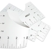 4pcs T-Shirt Ruler Guide Shirt Alignment Tool T-Shirt Alignment Ruler with Clothing Size Chart for Adult Youth Toddler Infant 2