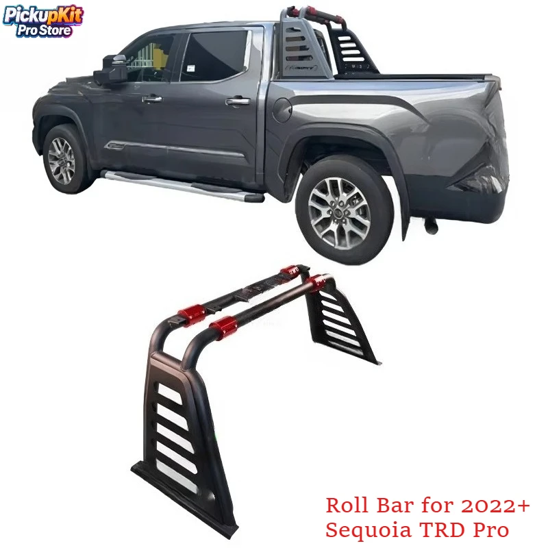 

Дуга безопасности из нержавеющей стали для пикапов 4x4, для Toyota Sequoia TRD Pro 2022+ (аксессуары для внешнего обвеса)