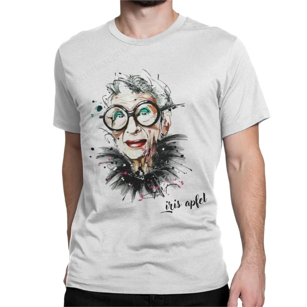 Novelty Iris Apfel Mode Ist Letztlich Eine T-Shirt Men Women O Neck Pure Cotton T Shirt Short Sleeve Tee Shirt Party Clothing