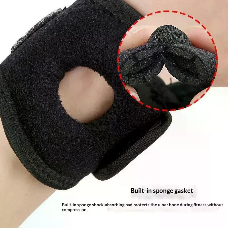 /Kuz/1Pc Wrist Wrap Compression Brace With Padded Hole For TFCC Tears Carpal Tunnel Working Out Ulnar Wrist Support Belt
