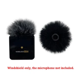 Noise Cancelling Microphone Sweater Windproof Mics Cover Sleeve Case for RODE WIRELESS GO II Microphones Replacement