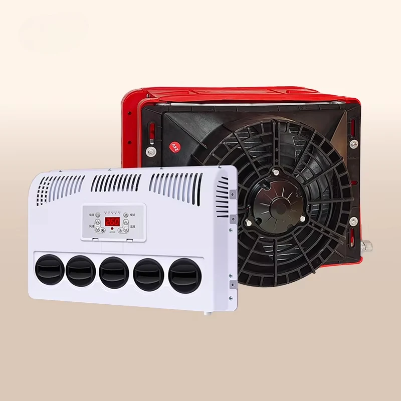 Universal 12V Parking Air Conditioner High Power Cooling for Heavy Duty Trucks Long Haul Transport Durable