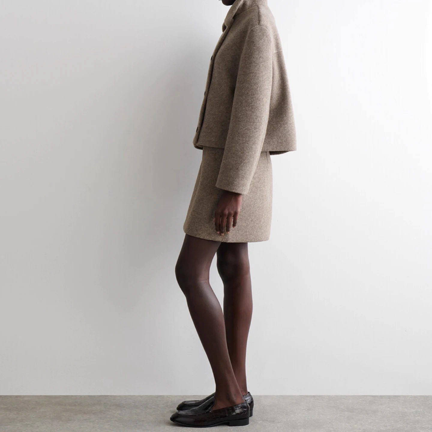 Faionable Brown  A-Line Skirt Women's Sle Autumn 2025 New Arrival Z Brand Midi f-length Skirts for Ladies