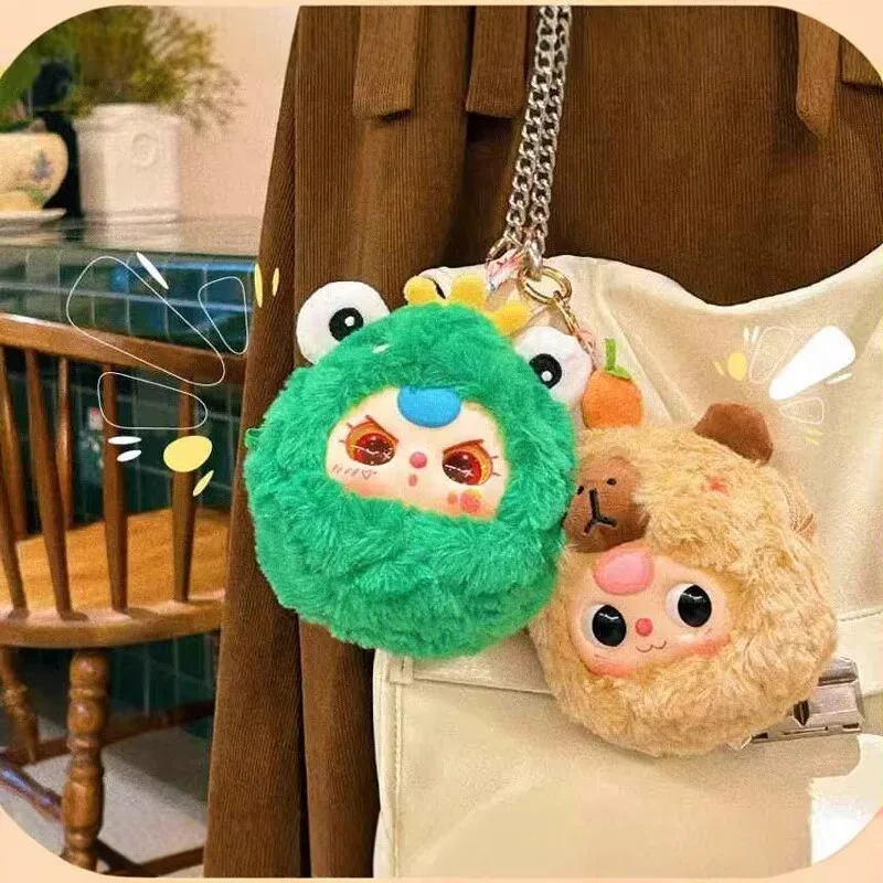 

Authentic Baby Three Plush Toy V2 Zipper Version Cute Doll Trendy Blind Box Hanging Ornament For Kids And Collectors birthday