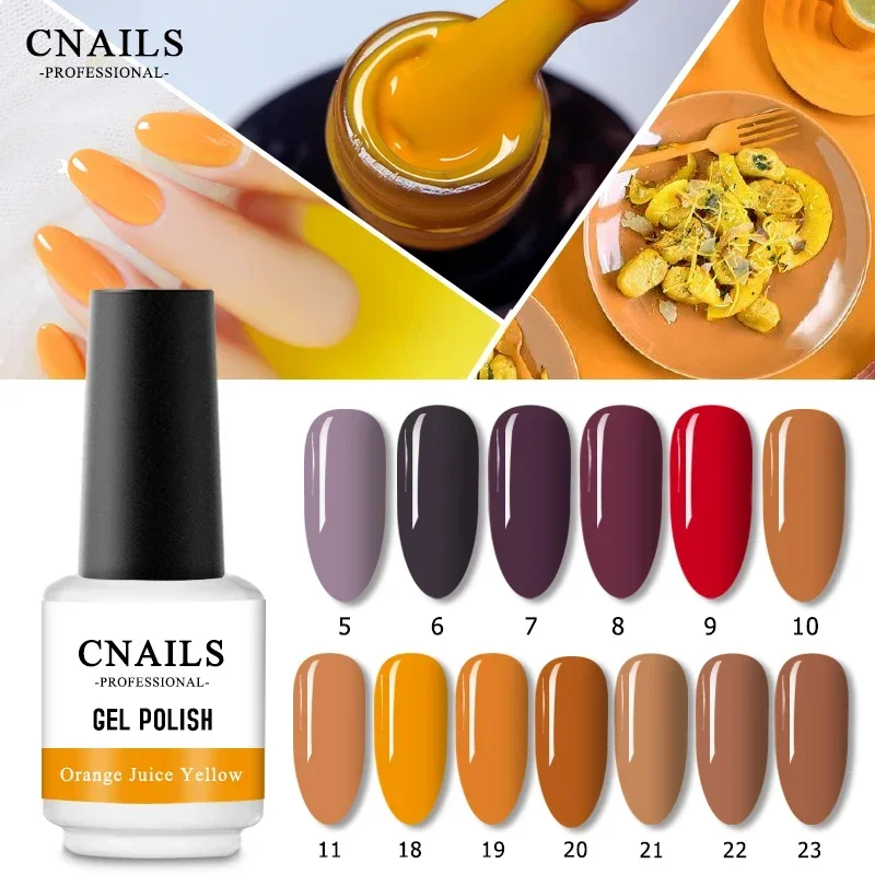 CNails Nail Gel Polish High Quality UV LED Top Luxury Color Nail Gel Thermal Polish Varnish Semi Permanent Manicure Base Coat